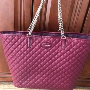 Coach bag purple